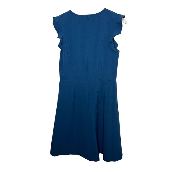 LOFT Blue Sleeveless Dress - Picture 7 of 14